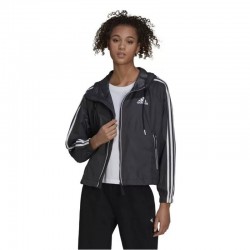 ADIDAS BSC 3-STRIPES WIND JACKET (H55345)ΜΑΥΡΗ ΓΥΝΑΙΚΕΙΑ ΖΑΚΕΤΑ ΑΔΙΑΒΡΟΧΗ/ΑΝΤΙΑΝΕΜΙΚΗ