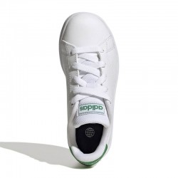 Adidas Advantage K (GY6995)ΠΑΙΔΙΚΟ ΛΕΥΚΟ/ΠΡΑΣΙΝΟ ΥΠΟΔΗΜΑ