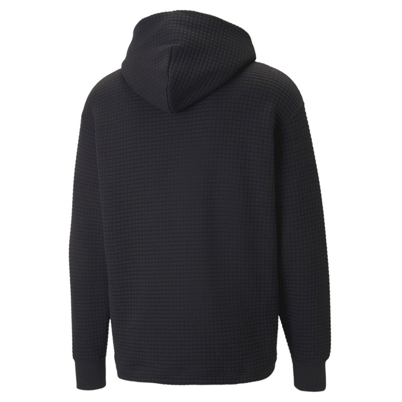 PUMA Classics Quilted Hoodie Men (535600-01)ΜΑΥΡΗ ΑΝΔΡΙΚΗ ΦΟΥΤΕΡ ΜΠΛΟΥΖΑ