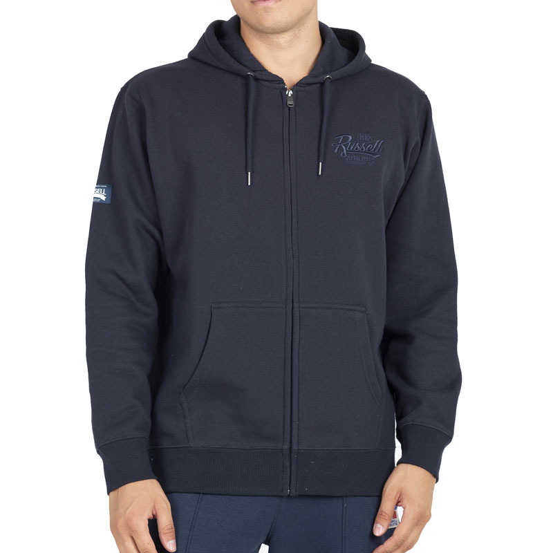 RUSSELL ZIP THROUGH HOODY  ΑΝΔΡΙΚΗ ΖΑΚΕΤΑ ΜΠΛΕ A2-039-2-NA-190