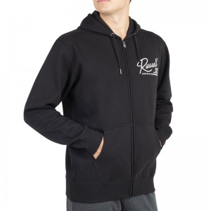 RUSSELL ZIP THROUGH HOODY  ΑΝΔΡΙΚΗ ΖΑΚΕΤΑ ΜΑΥΡΗ A2-029-2-IO-099 RUSSELL ZIP THROUGH HOODY  ΑΝΔΡΙΚΗ ΖΑΚΕΤΑ ΜΑΥΡΗ A2-029-2-IO-099