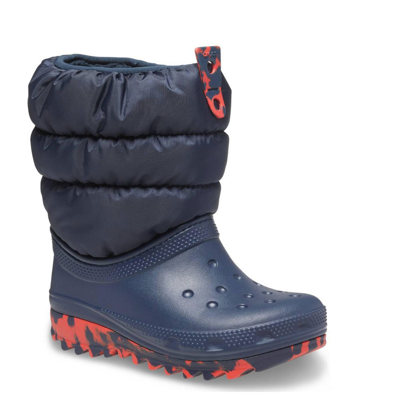 Crocs Kids Classic Neo Puff Boot ΜΠΛΕ 207684-410