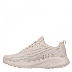 Skechers  BOBS SQUAD CHAOS-FACE OFF ΓΥΝΑΙΚΕΙΟ ΠΑΠΟΥΤΣΙ NUDE 117209-NUDE