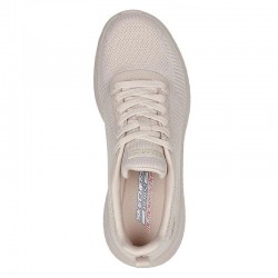 Skechers  BOBS SQUAD CHAOS-FACE OFF ΓΥΝΑΙΚΕΙΟ ΠΑΠΟΥΤΣΙ NUDE 117209-NUDE