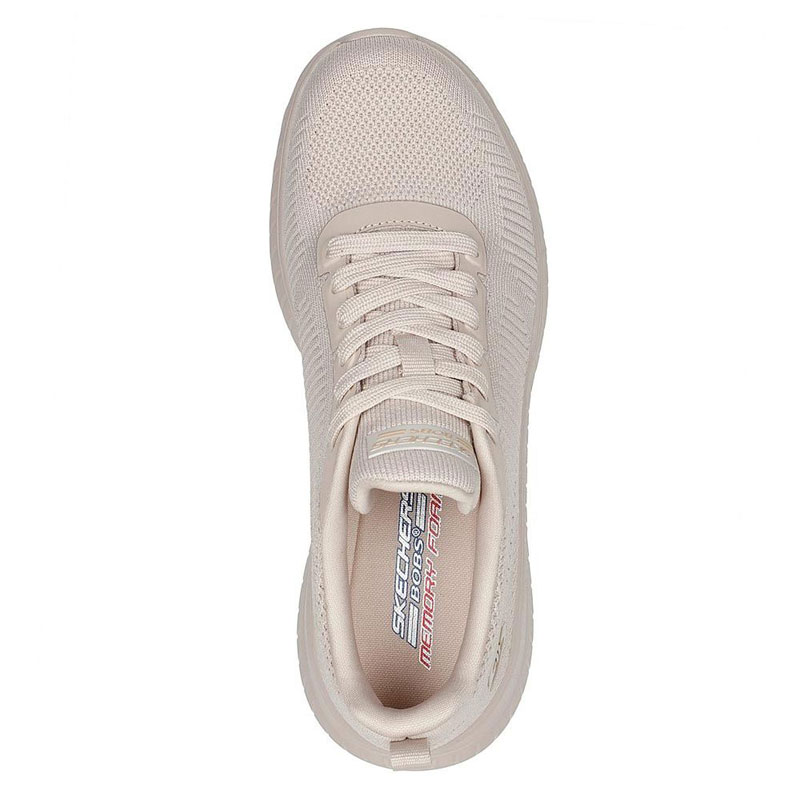 Skechers  BOBS SQUAD CHAOS-FACE OFF ΓΥΝΑΙΚΕΙΟ ΠΑΠΟΥΤΣΙ NUDE 117209-NUDE