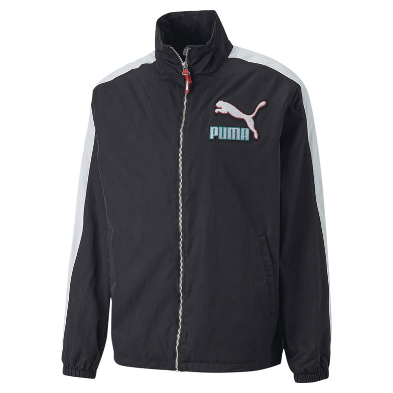 PUMA T7 Fandom Track Jacket Men (536109-01)ΜΑΥΡΗ ΑΝΔΡΙΚΗ ΖΑΚΕΤΑ