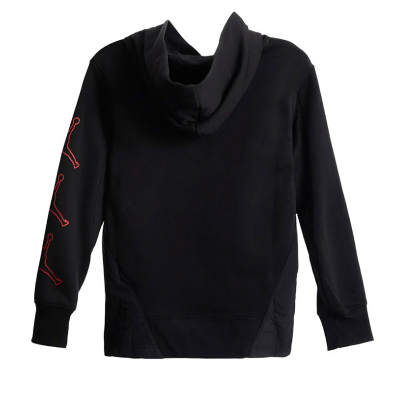 JORDAN SIDELINE FLC PO HOODIE Μαύρο (95B767-023)ΠΑΙΔΙΚΗ ΦΟΥΤΕΡ ΜΠΛΟΥΖΑ