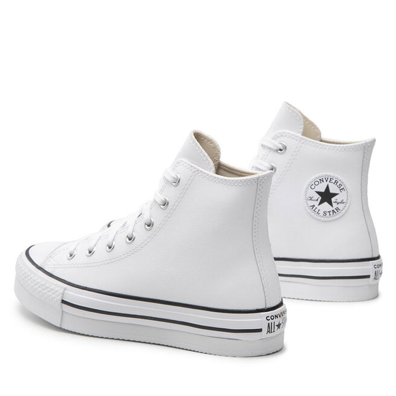 Converse Chuck Taylor All Star Eva Lift Hi Παιδικα Μποτάκια Λευκά(A02486C)