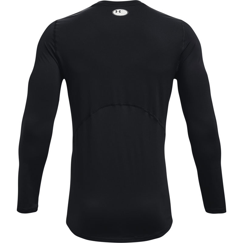 UNDER ARMOUR HEAT GEAR ARMOUR FITTED LONG SLEEVE TEE (1361506-001)ΜΑΥΡΟ