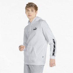 PUMA Essentials+ Tape Men’s Hoodie (849040-02)ΛΕΥΚΗ ΑΝΔΡΙΚΗ ΦΟΥΤΕΡ ΜΠΛΟΥΖΑ