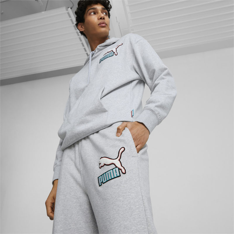 PUMA Fandom Hoodie Men (536114-04)ΓΚΡΙ ΑΝΔΡΙΚΗ ΦΟΥΤΕΡ ΜΠΛΟΥΖΑ