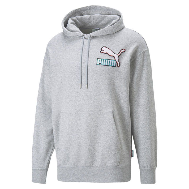 PUMA Fandom Hoodie Men (536114-04)ΓΚΡΙ ΑΝΔΡΙΚΗ ΦΟΥΤΕΡ ΜΠΛΟΥΖΑ