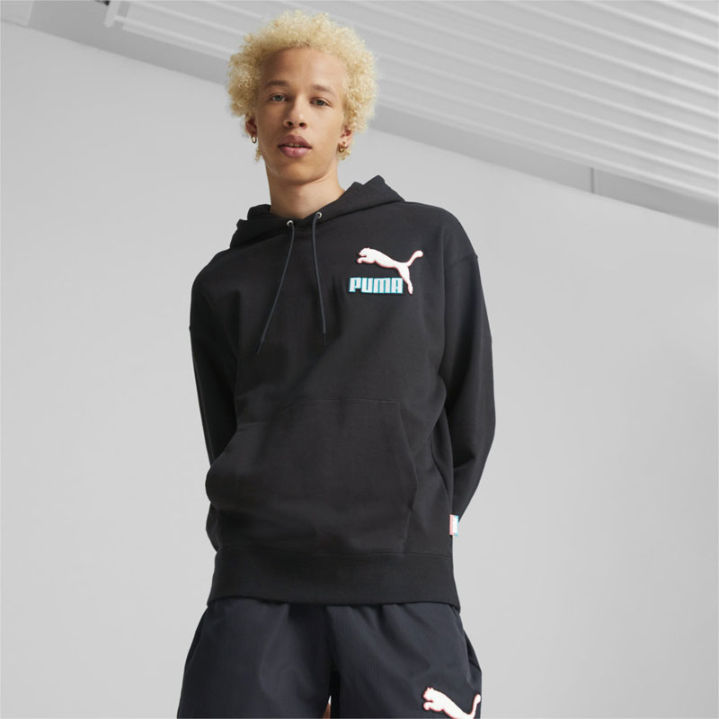 PUMA Fandom Hoodie Men (536114-01)ΜΑΥΡΗ ΑΝΔΡΙΚΗ ΦΟΥΤΕΡ ΜΠΛΟΥΖΑ