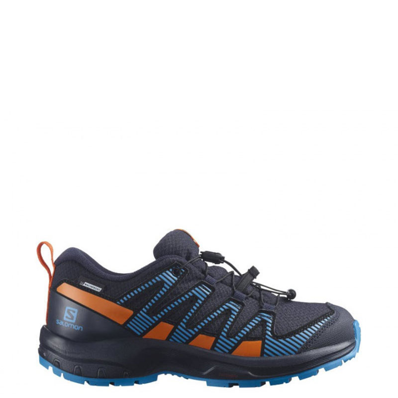 Salomon XA Pro V8 J WATERPROOF (416140) ΜΠΛΕ ΠΑΙΔΙΚΑ ΠΑΠΟΥΤΣΙΑ