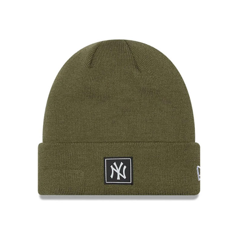 NEW ERA New York Yankees Team Khaki Beanie Hat (60284961)ΧΑΚΙ ΣΚΟΥΦΑΚΙ