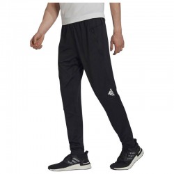 Adidas D4T Workout Warm Παντελόνι Φόρμας με Λάστιχο Μαύρο (HL8771)