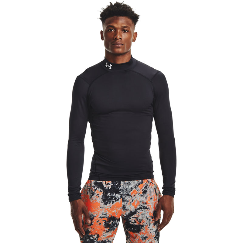 Under Armour ColdGear Ανδρική Ισοθερμική Μακρυμάνικη Μπλούζα Μαύρη (1366072-001)