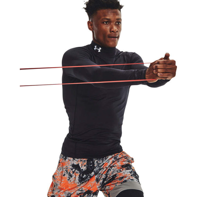 Under Armour ColdGear Ανδρική Ισοθερμική Μακρυμάνικη Μπλούζα Μαύρη (1366072-001)