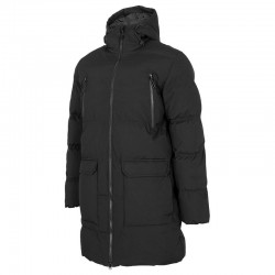 4F Ανδρικό Χειμωνιάτικο Μπουφάν Μαύρο (H4Z22-KUMP010-20S)