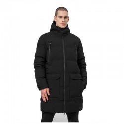 4F Ανδρικό Χειμωνιάτικο Μπουφάν Μαύρο (H4Z22-KUMP010-20S)