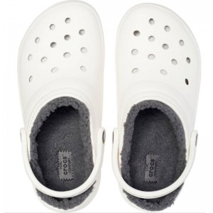 Crocs Classic Lined Clog Κλειστές Χειμερινές Ανδρικές Παντόφλες με Γούνα Λευκές (203591-10M) Crocs Classic Lined Clog Κλειστές Χειμερινές Ανδρικές Παντόφλες με Γούνα Λευκές (203591-10M)