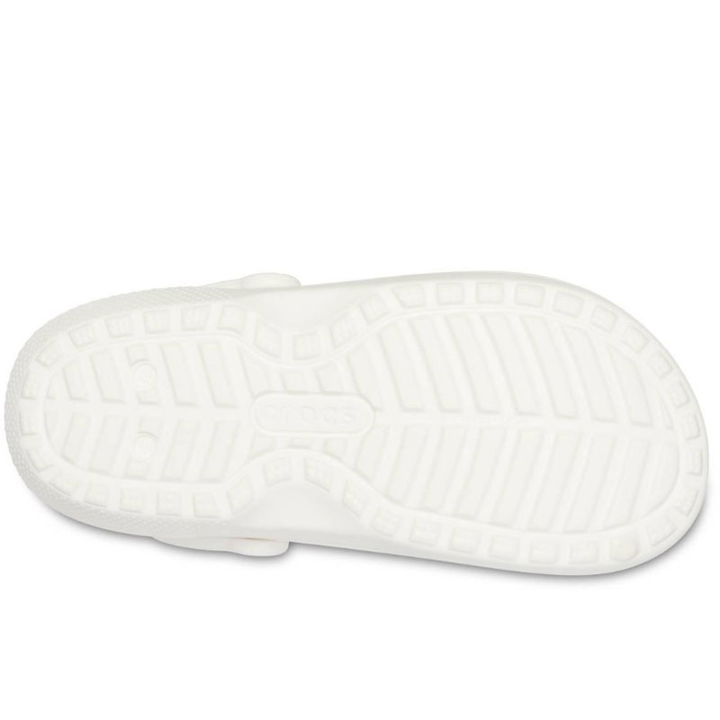 Crocs Classic Lined Clog Κλειστές Χειμερινές Ανδρικές Παντόφλες με Γούνα Λευκές (203591-10M)