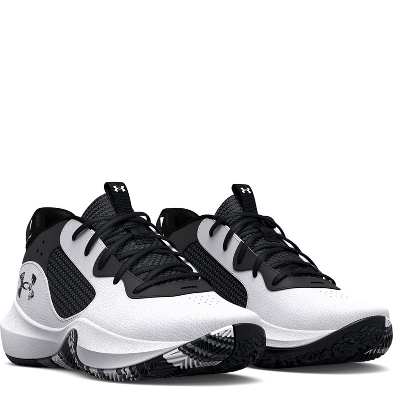 Under Armour Lockdown 6 PS (3025618-101)Παιδικά Παπούτσια Μπάσκετ Λευκά
