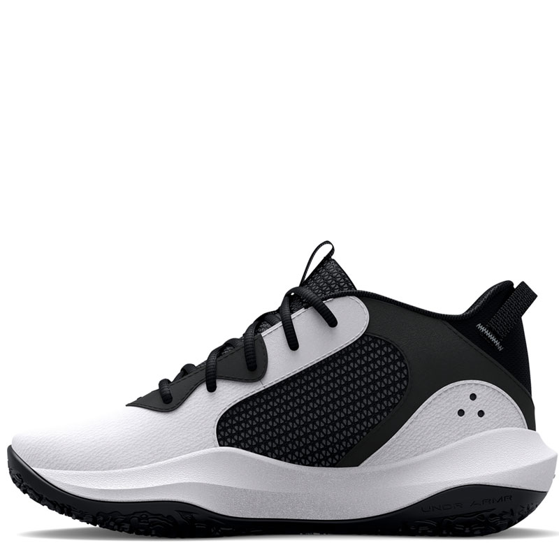 Under Armour Lockdown 6 PS (3025618-101)Παιδικά Παπούτσια Μπάσκετ Λευκά