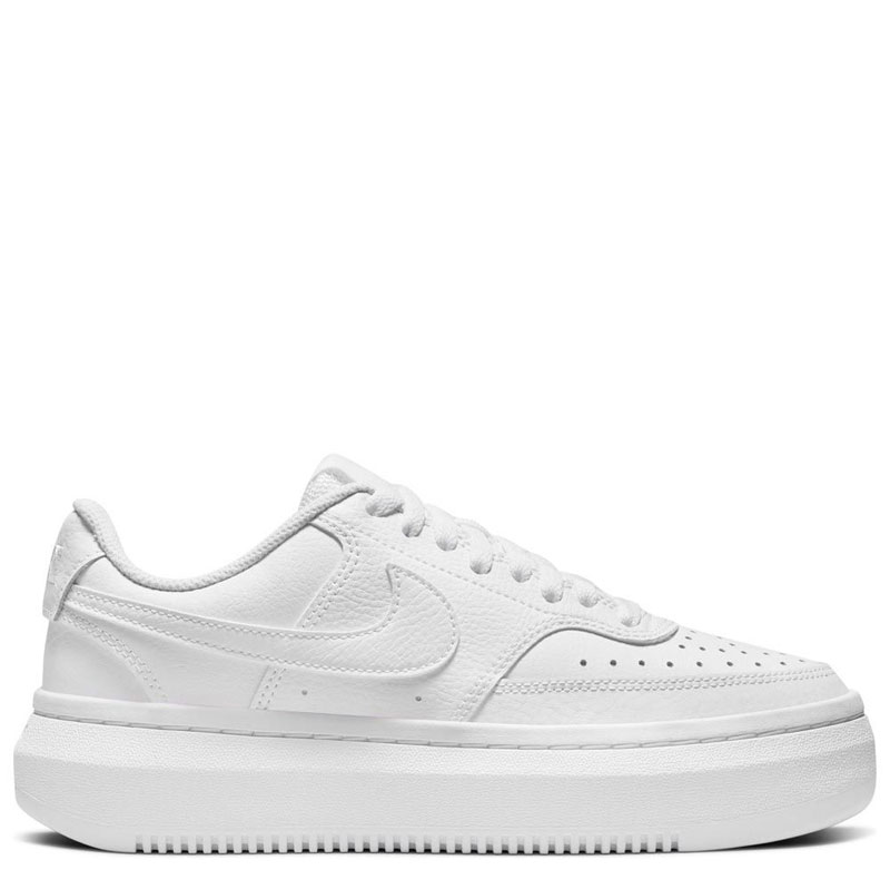 Nike Court Vision Alta Γυναικεία Flatforms Sneakers Λευκά (DM0113-100)