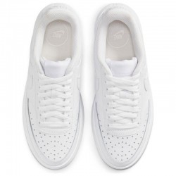 Nike Court Vision Alta Γυναικεία Flatforms Sneakers Λευκά (DM0113-100)