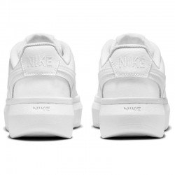 Nike Court Vision Alta Γυναικεία Flatforms Sneakers Λευκά (DM0113-100)