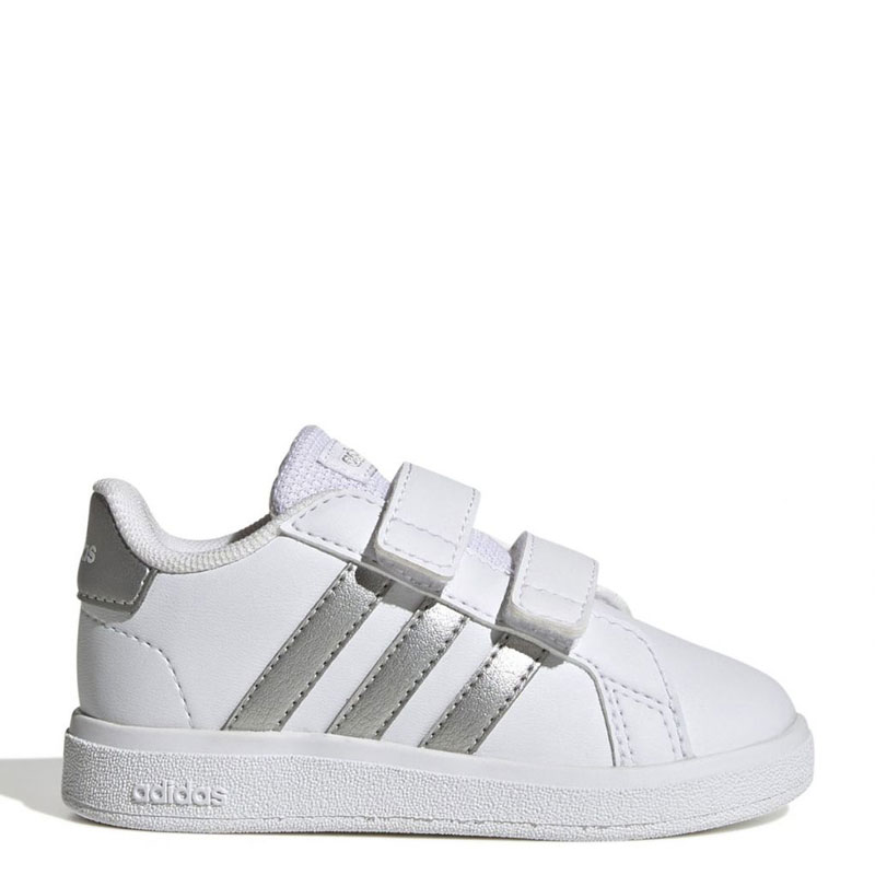 ADIDAS GRAND COURT INF (GW6526)ΒΡΕΦΙΚΟ ΠΑΠΟΥΤΣΙ Cloud White / Matte Silver / Matte Silver