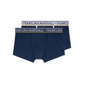 Franklin & Marshall Ανδρικά Μποξεράκια Μπλε 2 ΤΕΜΑΧΙΑ ( I101291-N303) Franklin & Marshall Ανδρικά Μποξεράκια Μπλε 2 ΤΕΜΑΧΙΑ ( I101291-N303)