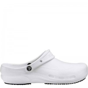 Crocs Bistro Αντιολισθητικό Unisex Σαμπό Λευκό (10075-100) Crocs Bistro Αντιολισθητικό Unisex Σαμπό Λευκό (10075-100)