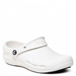 Crocs Bistro Αντιολισθητικό Unisex Σαμπό Λευκό (10075-100)