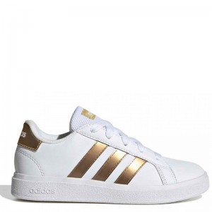 Adidas Grand Court 2.0 K (GY2578)Παιδικά Sneakers Λευκά