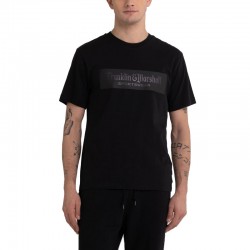 FRANKLIN MARSHALL SPECIAL EDITION T-SHIRT (JM3185.000.1012P01-980)ΑΝΔΡΙΚΟ ΜΑΥΡΟ T-SHIRT