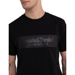 FRANKLIN MARSHALL SPECIAL EDITION T-SHIRT (JM3185.000.1012P01-980)ΑΝΔΡΙΚΟ ΜΑΥΡΟ T-SHIRT