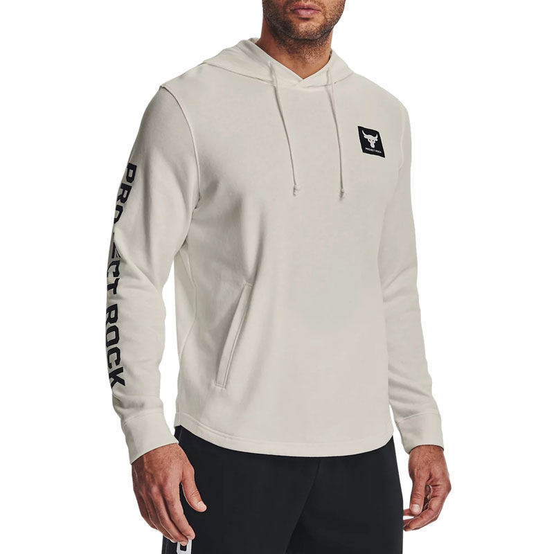 Under Armour Pjt Rock Terry Hoodie (1377428-130)ΛΕΥΚΗ ΑΝΔΡΙΚΗ ΦΟΥΤΕΡ ΜΠΛΟΥΖΑ