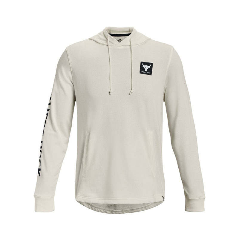 Under Armour Pjt Rock Terry Hoodie (1377428-130)ΛΕΥΚΗ ΑΝΔΡΙΚΗ ΦΟΥΤΕΡ ΜΠΛΟΥΖΑ