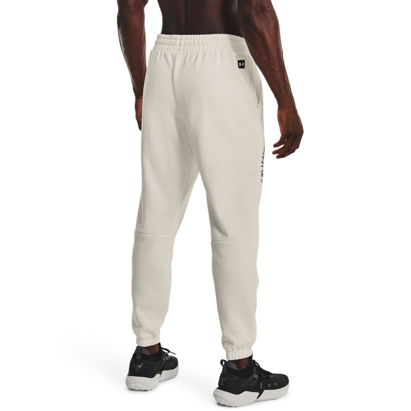 UNDER ARMOUR Pjt Rock HW Terry Pant (1377440-130)ΛΕΥΚΟ ΑΝΔΡΙΚΟ ΠΑΝΤΕΛΟΝΙ ΦΟΡΜΑΣ