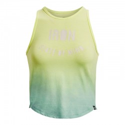 Under Armour Pjt Rock Fashion Tank T-shirt (1377450-391)ΠΡΑΣΙΝΟ ΓΥΝΑΙΚΕΙΟ ΑΜΑΝΙΚΟ T-SHIRT