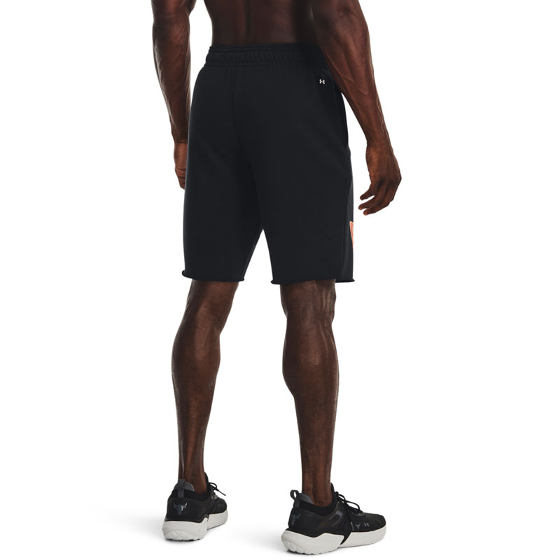 Under Armour Pjt Rock Terry Tri Shorts (1378017-001)ΜΑΥΡΗ ΑΝΔΡΙΚΗ ΒΕΡΜΟΥΔΑ