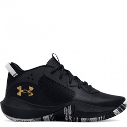 Under Armour Lockdown 6 PS (3025618-003)ΜΑΥΡΑ ΠΑΙΔΙΚΑ ΠΑΠΟΥΤΣΙΑ