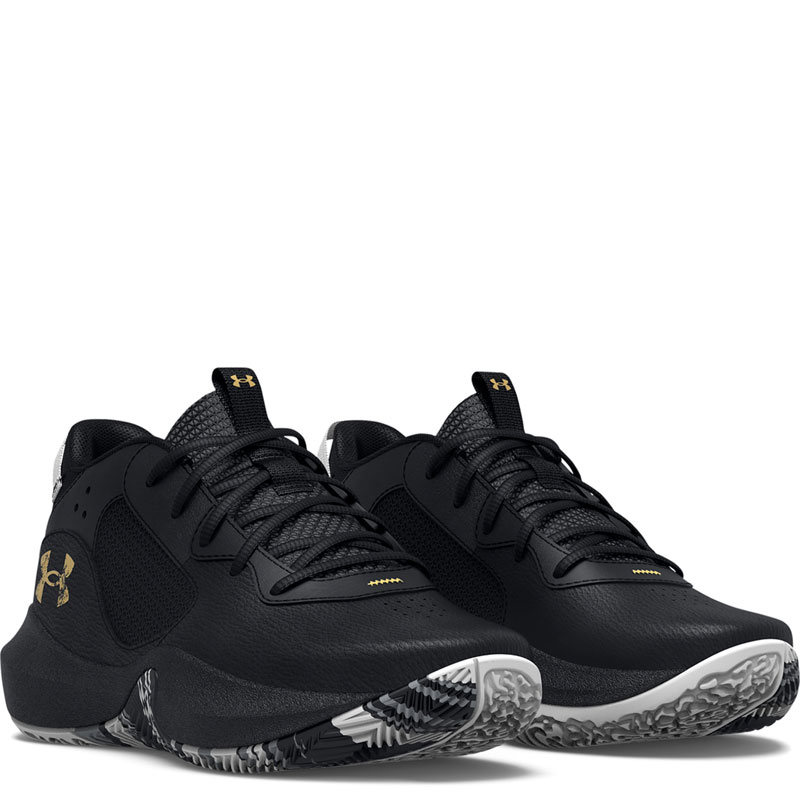 Under Armour Lockdown 6 PS (3025618-003)ΜΑΥΡΑ ΠΑΙΔΙΚΑ ΠΑΠΟΥΤΣΙΑ