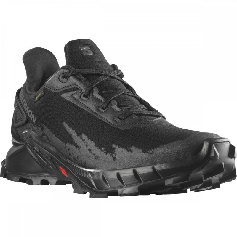 SALOMON ALPHACROSS 4 GTX Wmns (470641)ΜΑΥΡΟ ΓΥΝΑΙΚΕΙΟ ΥΠΟΔΗΜΑ GORE-TEX