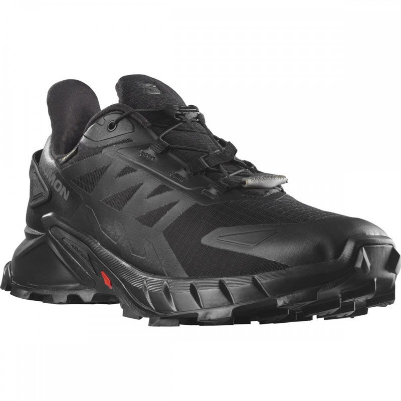 Salomon Supercross 4 GTX (417316)Ανδρικά Παπούτσια Trail Running Μαύρα Αδιάβροχα με Μεμβράνη Gore-Tex