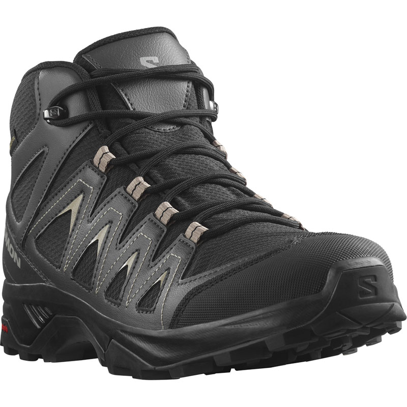 Salomon X Braze GTX (471748)Ανδρικά Ορειβατικά Μποτάκια Αδιάβροχα με Μεμβράνη Gore-Tex Μαύρα