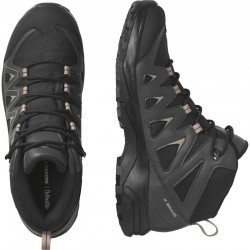 Salomon X Braze GTX (471748)Ανδρικά Ορειβατικά Μποτάκια Αδιάβροχα με Μεμβράνη Gore-Tex Μαύρα