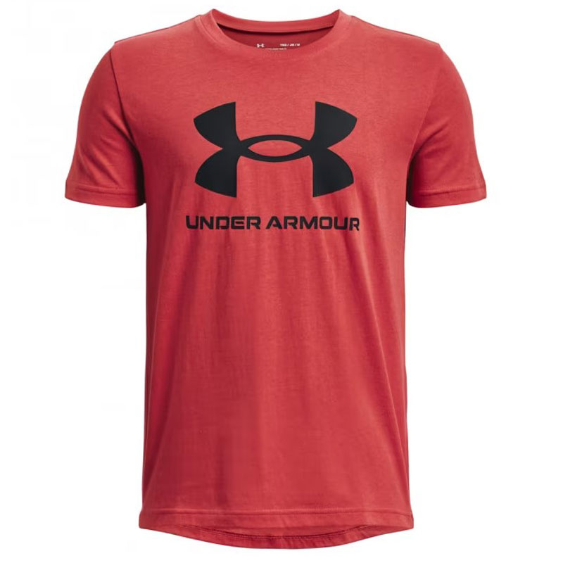 Under Armour Sportstyle Logo Παιδικό T-Shirt Κοκκινο (1363282-638)